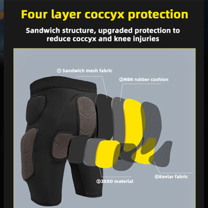 Protector de Esquí Resistente al Frío Extremo para Codos, Rodillas y Cintura con Acolchado NBR para Deportes de Esquí/Ciclismo - Product Image 5