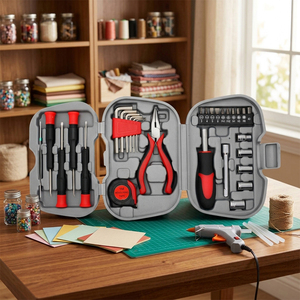 Mini Popular 31 Piece Home <b>DIY</b> Repair Tool <b>Kit</b> with Tool Box OEM Support Promotion Tool <b>Kit</b> - Product Image 6