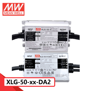 Mean Well XLG-50 Series Driver LED a Potenza Costante 50W 22~54V Opzionale Dimmerazione DALI-2 / 3-in-1 IP67 con Funzione PFC Integrata - Product Image 1