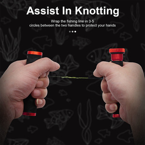 Tensor de línea de pesca GT, herramienta para atar nudos de aleación de aluminio de 11,5 Cm para accesorios de pesca - Product Image 2