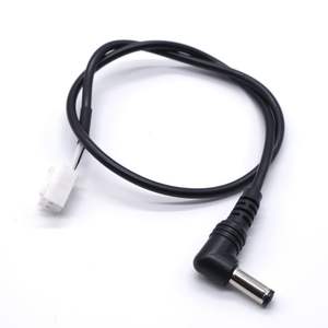 2510 Mini Kk 2-Pins Connector Voedingskabel Dc Vat Plug 5.5*2.1Mm Pvc Kabelboom Voor Elektronische Toepassingen - Product Image 2