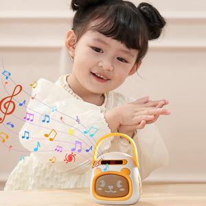 Jouet éducatif portable pour enfants, machine à histoires <span class=keywords><strong>Montessori</strong></span>, lecteur de musique de poche, haut-parleur, jouet d'apprentissage pour tout-petits - Product Image 3