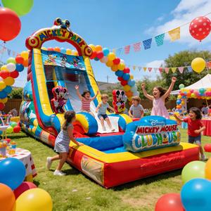 Tobogán Acuático Inflable Temático, Material de PVC Ecológico, para Niños, Equipo de Juego de Aventura, Grado Comercial - Product Image 3