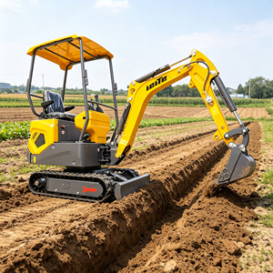 Global Best-selling Products Farm Construction 1.2 Ton Mini Excavator <b>Machine</b> Motor Small Bagger Earthmoving Equipment Direct - Product Image 1