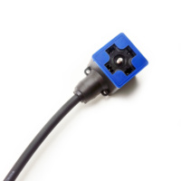 Vanne Solénoïde 24V DC 3+PE avec Connecteur de Câble PUR Étanche IP67, Longueur 3m, 100% Authentique, En Stock pour Applications Industrielles