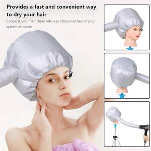Sèche-cheveux portable en polyester avec <span class=keywords><strong>bonnet</strong></span>, outil professionnel de salon pour le coiffage, <span class=keywords><strong>bonnet</strong></span> de séchage à capuche pour cheveux bouclés - Product Image 3