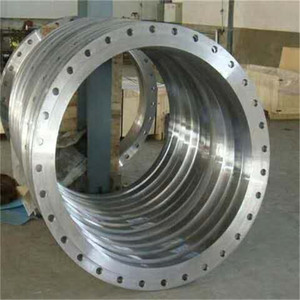 Brida Grande de Acero al Carbono y Acero Inoxidable con 16 Orificios para Pernos, 70 mm de Diámetro, Pulida, para Uso en la Industria Química - Product Image 2