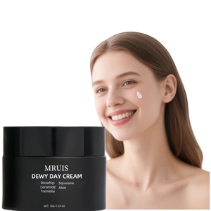 Dewy Day <strong>Cream</strong> Morning Facial Moisturizer Rosehip Oil Ceramide <strong>Snow</strong> Mushroom Aloe Squalane Main Ingredient Glycerin Free - Product Image 1