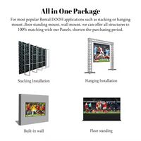 Pantalla LED Gigante de Alta Calidad a Todo Color P2.6 P2.9 P3.9 P4.8 para Interiores y Exteriores, Resistente al Agua, para Alquiler en Eventos y Escenarios