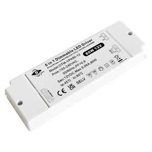 CE UKCA DC12V Triac Dimmable LED Driver 0-10V 1-10V 5 en 1 Tension Constante 80W LED Driver pour Éclairage - Product Image 5
