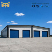 Bâtiment d'atelier en acier clé en main, composants préfabriqués, service de conception, fabrication et érection structurelle