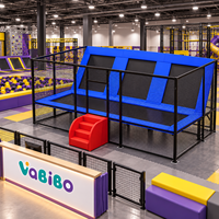 Équipement de trampoline d'intérieur Vabibo TP021, terrain de saut commercial, fosse de mousse haute densité pour Dodgeball, centre familial, 100-500 kg