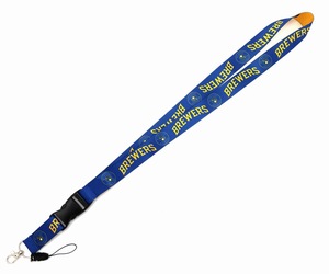 Longe longue <span class=keywords><strong>d</strong></span>égradée de transfert thermique de club de baseball Us en gros de passe de travail mobile porte-clés lanière en métal bon stock - Product Image 5