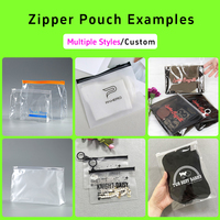 Sacs d'Emballage en PVC avec Fermeture Ziplock pour T-shirt, Logo Personnalisé, Fermeture Éclair Givrée, Sacs Plastique Mat pour Vêtements