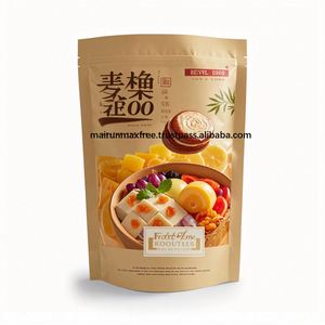 Custom Printed Frosted PET Stand Pouch Self-Sealing Packaging Valve <b>Clear</b> Window Kraft Paper Laminated Food Packaging Bag - Product Image 5