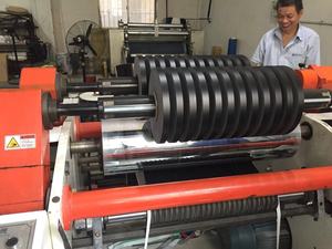 Máquina cortadora de rollo a rollo de alta precisión, guía Web de papel de periódico con película PP, 2 uds. - Product Image 4