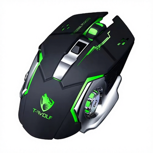 Q13 Q13B Used Optical Wireless <b>Mouse</b> with RGB Four-color Breathing Light USB Dual Mode for Gaming - Product Image 4