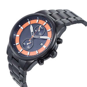 Montre à quartz de luxe YM91 avec logo personnalisé, design de créateur, 40 mm, cristal saphir, acier inoxydable, résistante à l'eau, analogique vintage - Product Image 1