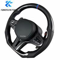 Volant personnalisé pour BMW F20 F22 F30 F31 F32 F82 F15 F82 M4 F80 M3 M5 F90 F06 F10 F56 E92 E60 E61 E90 E39 E91 E70