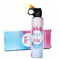 Poudre de couleur en spray 350 ml pour révélation du sexe, bleu rose, en conserve, pour fête prénatale, accessoires d'ambiance