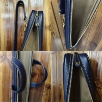 Luxurious Designer Supplier Cowhide Leather EVA Foam Cushion Instrument Bag