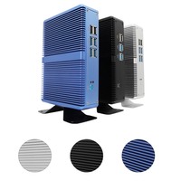Mini PC Silencioso para Oficina, Intel Core I3-7167U, 6 USB, LAN, LED, Pantalla Dual, SO Win8/10, Compatible con Salida 4K, Mini Ordenador para Sala de Estar
