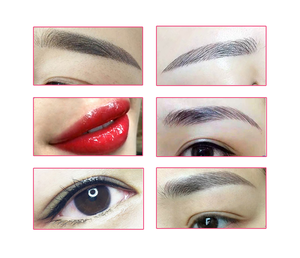 Aguja de Microblading Permanente de Acero Inoxidable de 0.25mm 7F/9F/12F/14F/16F/18F/17F/18U/21F <span class=keywords><strong>para</strong></span> Tatuaje de Cejas con Pluma Manual - Product Image 4
