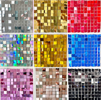 T-307 Offre Spéciale miroitant mur Sequin panneau Bling Photo fond toile de fond pour les décorations d'anniversaire mariage fiançailles anniversaire