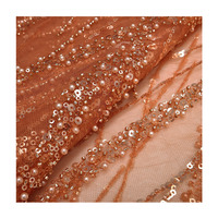 Tissus en dentelle de tulle lourde brodée de perles et de sequins africains pour robes de mariée pour femmes, vente en gros