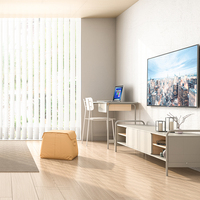 Ensemble de meubles complets pour appartement en bois grainé blanc de la série Turing, qualité E1, pour projets résidentiels et de dortoirs abordables