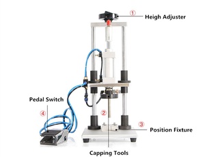 Machine de capsulage manuelle de haute qualité pour flacons de parfum et flacons pulvérisateurs en verre, outil de scellage pour usage industriel - Product Image 6