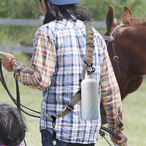 Outdoor Multi Purpose Shoulder <b>Strap</b> Buckle Fabric Lanyard For Camping Hiking <b>Water</b> <b>Bottle</b> Tool Storage - Product Image 2