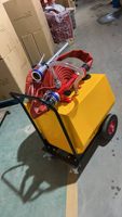 Reportez-vous à NFPA 14, GB 20031 120/140L Système de mousse semi-fixe jaune mobile (chariot)