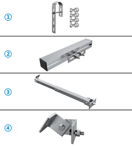 <span class=keywords><strong>Kit</strong></span> di Montaggio per Pannelli Solari da Balcone all'Ingrosso Europa Sistema di Alimentazione <span class=keywords><strong>Solare</strong></span> Domestico per Balconi - Product Image 3