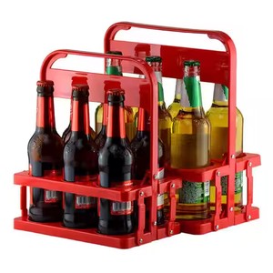 Porte-bouteilles de bière coloré pour le festival de la bière, avec <span class=keywords><strong>support</strong></span> pour 6 bouteilles en <span class=keywords><strong>plastique</strong></span>, porte-bouteilles de bière en <span class=keywords><strong>plastique</strong></span> - Product Image 6