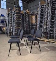 Chaises de conférence, de bureau et d'école en tissu, empilables, durables, modernes, populaires, vente en gros, couleur personnalisée