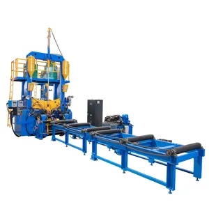 Automatic H Beam Steel Welding Production Line H Beam Steel Assembly Welding Straightening Machine