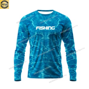 เสื้อตกปลาแขนยาวป้องกันรังสียูวี แห้งเร็ว ลายปลา ดีไซน์ใหม่ล่าสุด เอวสูง สำหรับผู้หญิง - Product Image 1