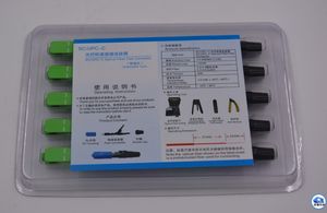 Conector de Pre-Pulido Rápido <span class=keywords><strong>FAC</strong></span> UPC APC OEM Azul Verde SC PC FTTH, Equipo de Fibra Óptica de Ensamblaje Rápido, Reutilizable 04 SC - Product Image 6