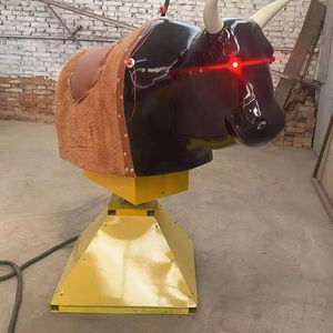 Atracción de Parque de Aventuras al Aire Libre, Juego de Fibra de Vidrio y PVC, Toro Mecánico Giratorio de Estilo Español, Famoso en Internet, 1 - Product Image 4