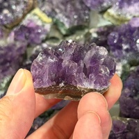 Cristal d'améthyste brut non poli, forme libre, violet profond naturel, spécimen minéral de quartz pour la lithothérapie, vente en gros