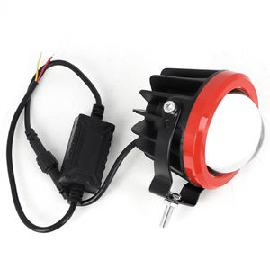 Grande lentille en verre led projecteur blanc jaune lumière Laser entraînement externe moto led projecteur pour voiture - Product Image 4