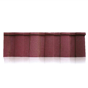 노화 방지 단열 지붕 시트 부식 방지 긴 수명 아름다운 디자인 돌 코팅 금속 지붕 타일 - Product Image 4