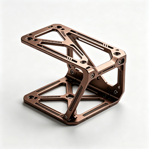 Accessoires pour drones de course et VTOL : Support de moteur en aluminium aéronautique 7075 usiné CNC avec tolérance stricte de 0,01 mm - Product Image 2
