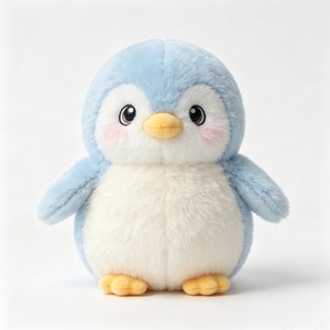 Peluche de pingüino personalizado a base de imágenes proporcionadas, llavero para empresas culturales y creativas - Product Image 1