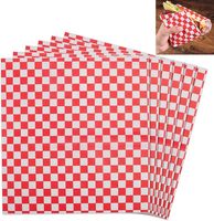 Papier d'emballage personnalisé avec logo, résistant à l'huile et de qualité alimentaire, vente en gros pour les restaurants de burgers et de poulet frit