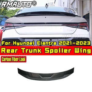 Alerón Trasero para Maletero, Alerón de Techo, Kit de Carrocería Compatible con Hyundai Elantra JDM 2021-2023, Accesorios para Automóviles - Product Image 3