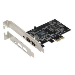 1394 Firewire Kaart, Pcie 3 Poorten 1394A Firewire Uitbreidingskaart, Pci Express (1X) om Externe Ieee 1394 Adapter Controller