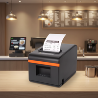 Fabrieksdirecte levering thermische bonprinter 80mm POS-printer met automatische snijder USB-ondersteuning voor keuken, markt en detailhandel