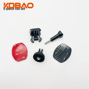 ערכת אביזרים לקסדת אופנוע Kdbao בת 5 חלקים עם מתאם בורג 1/4 ובסיס שחרור מהיר מחומר PC - Product Image 1